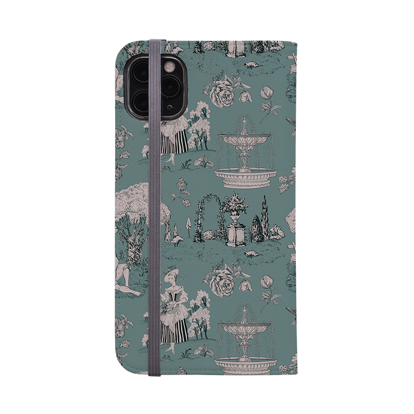 Essence De Jouy Green Wallet Case