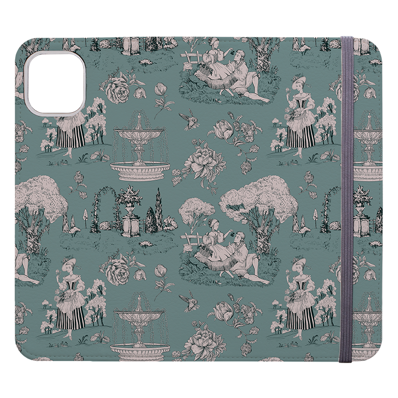 Essence De Jouy Green Wallet Case