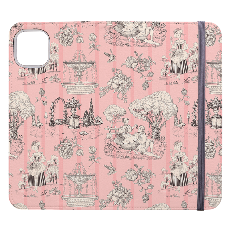 Essence De Jouy Pink Wallet Case