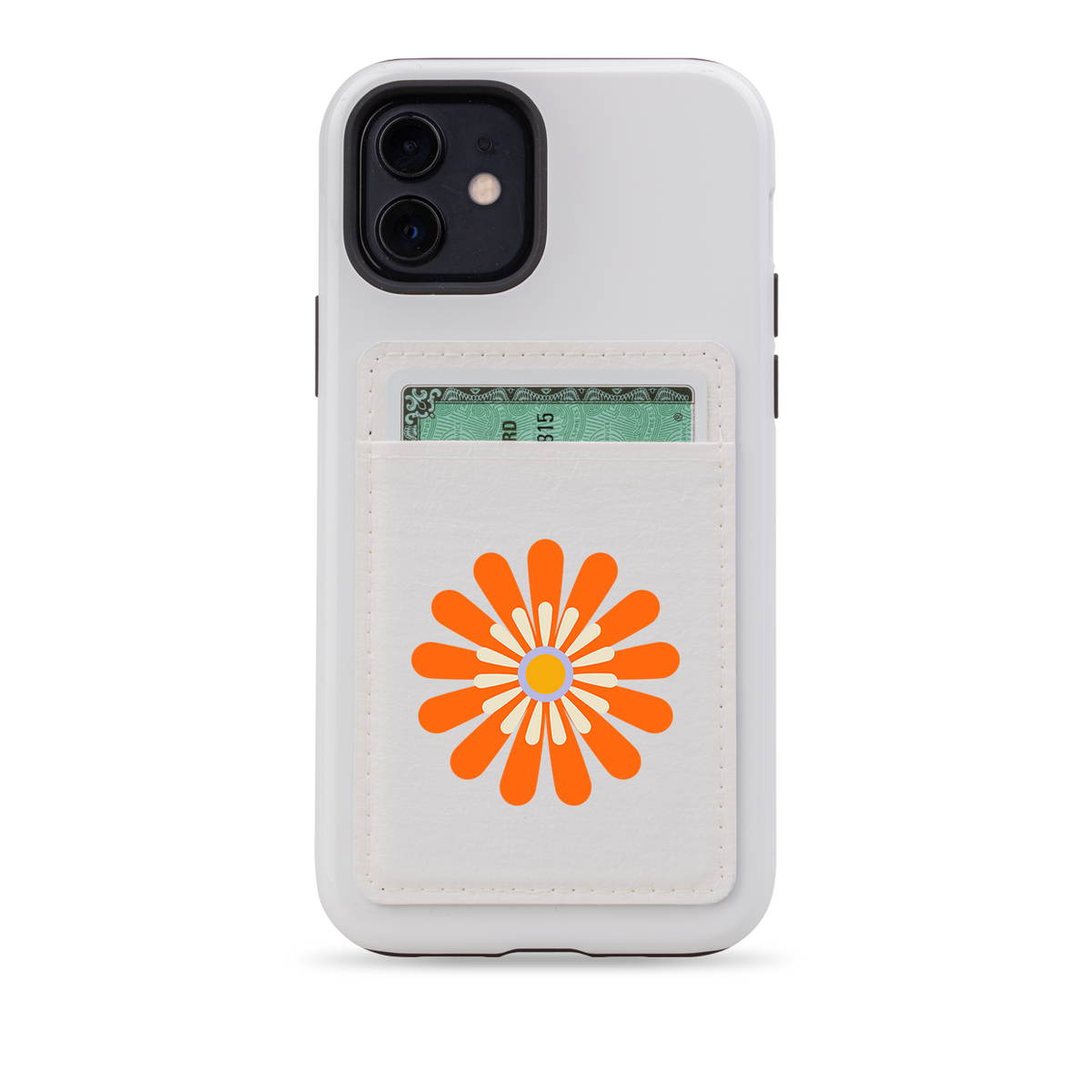 Fan Mandala MagSafe Wallet- White