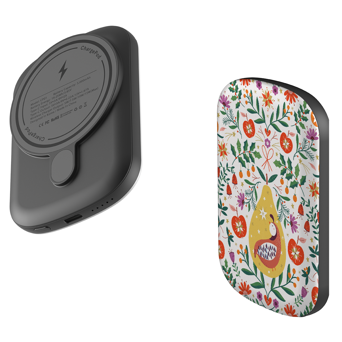 MagSafe Power Bank - Festive Fruits By Ali Brookes