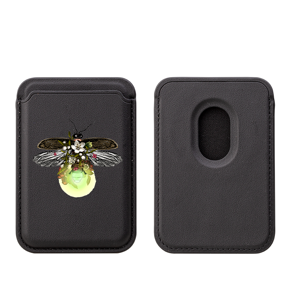 Fire Fly MagSafe Wallet- Black