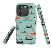 iPhone MagSafe Tough Case - Fishing Boats By Katherine Quinn