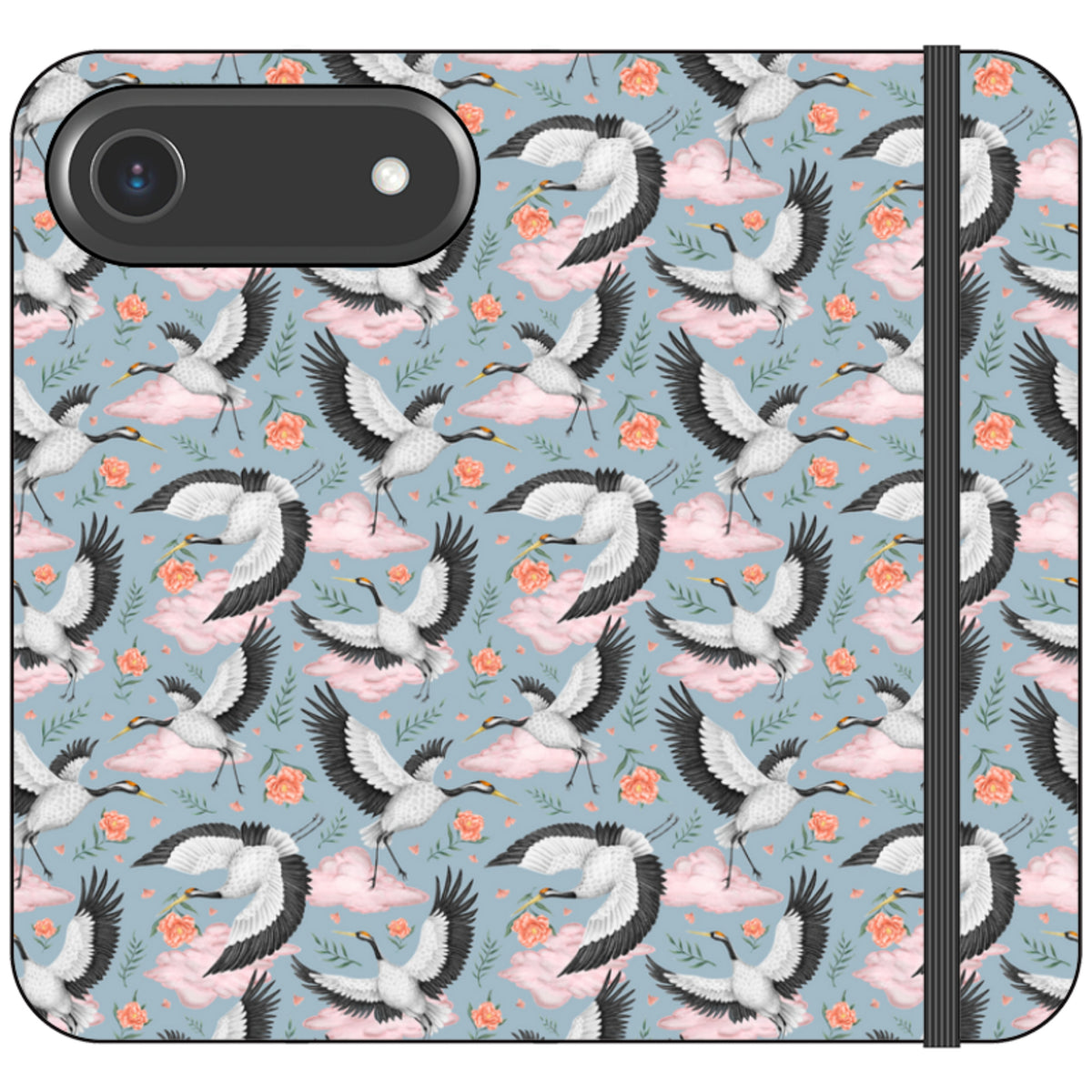 Flight of the Cranes Wallet Case By Catherine Rowe