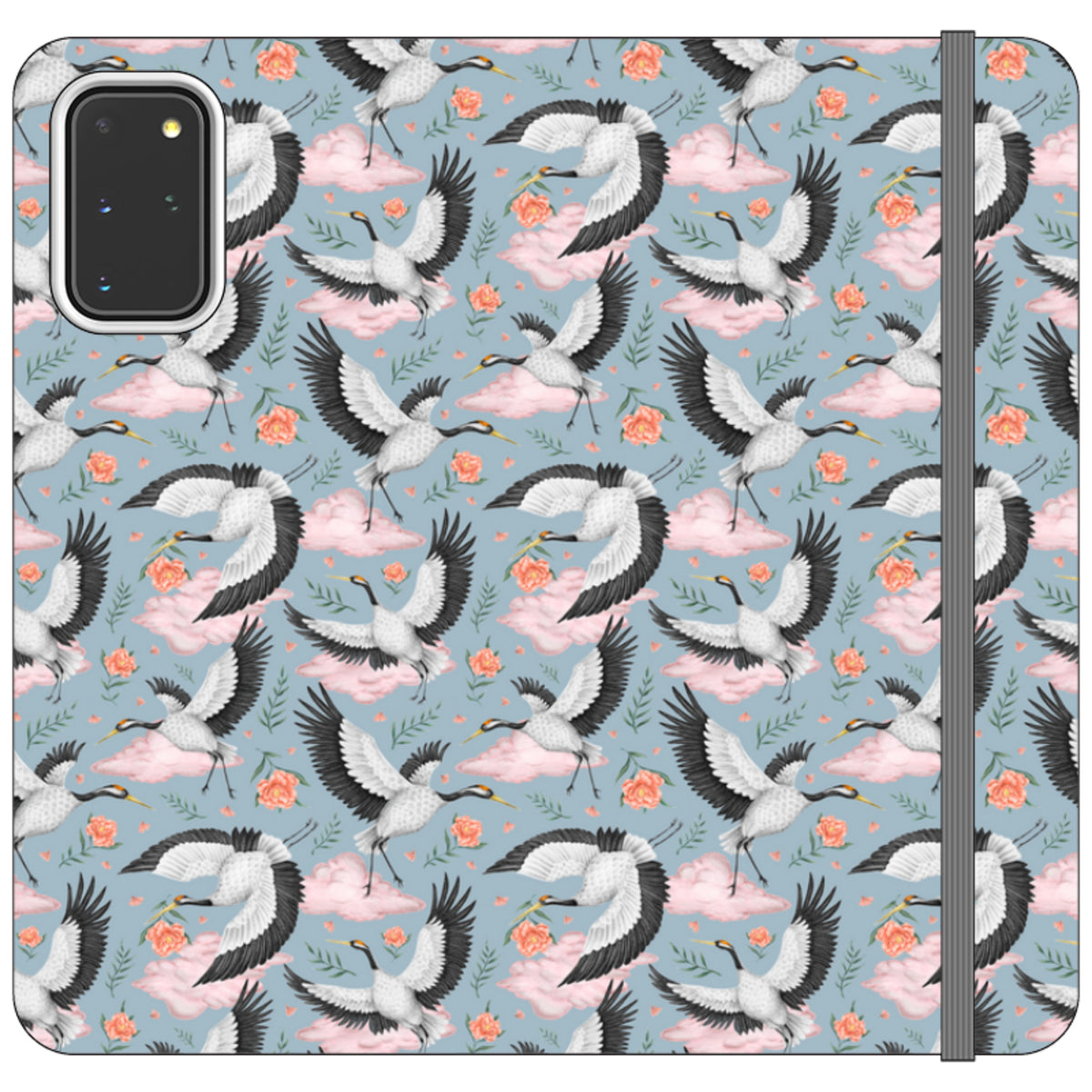 Flight of the Cranes Wallet Case By Catherine Rowe