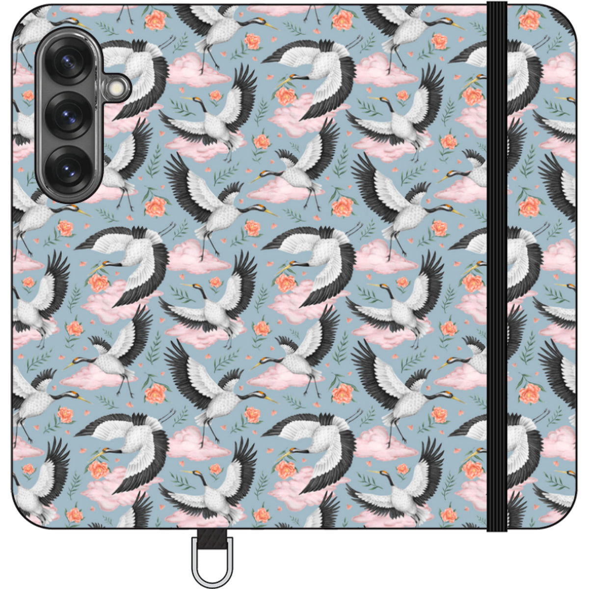 Flight of the Cranes Wallet Case By Catherine Rowe