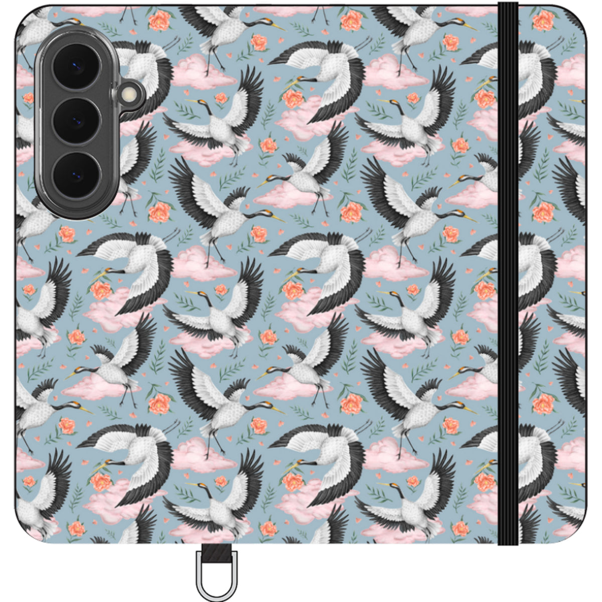 Flight of the Cranes Wallet Case By Catherine Rowe