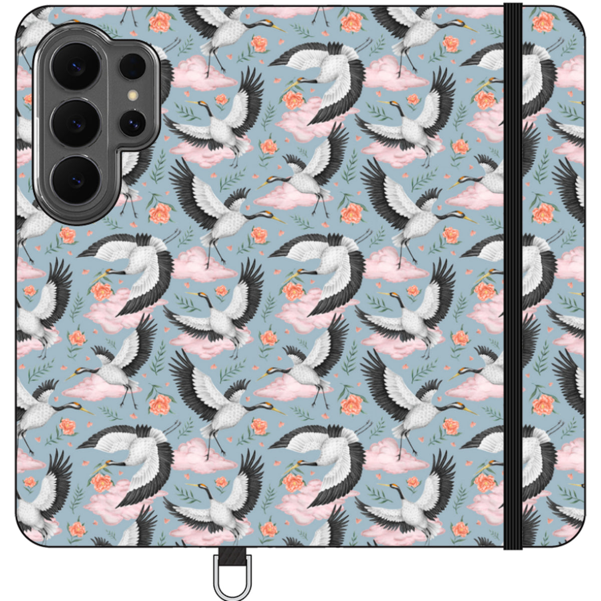 Flight of the Cranes Wallet Case By Catherine Rowe