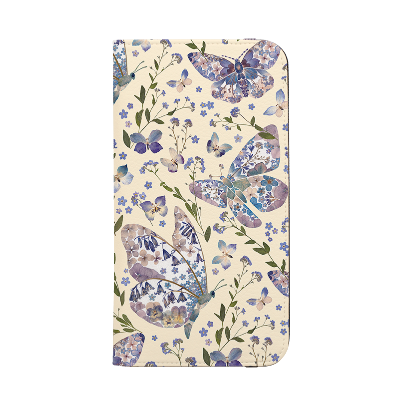 Brieftaschen-Schutzhülle „Floral Butterflies 1“ von Helen Ahpornsiri