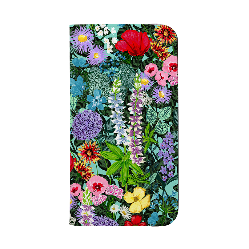 Floral I Wallet Case By Abby Jacobs