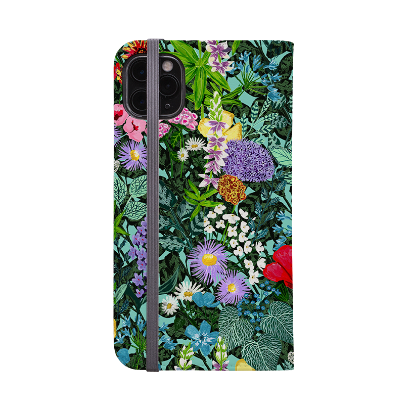 Floral I Wallet Case By Abby Jacobs