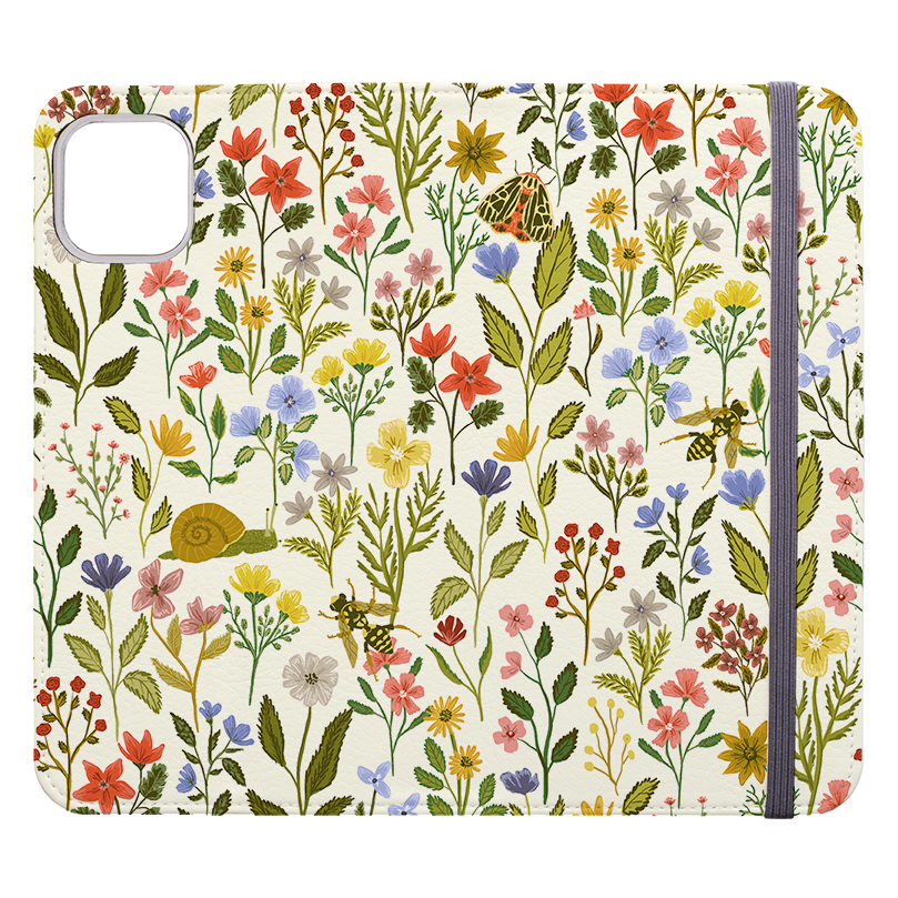Floral II Wallet Case By Abby Jacobs