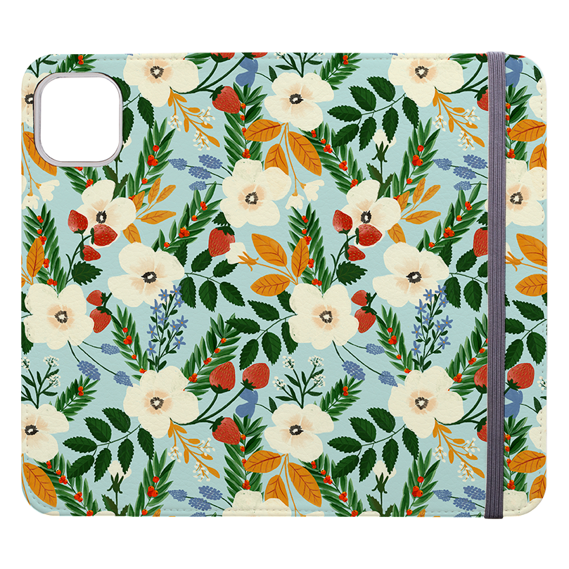 Floral III Wallet Case By Abby Jacobs