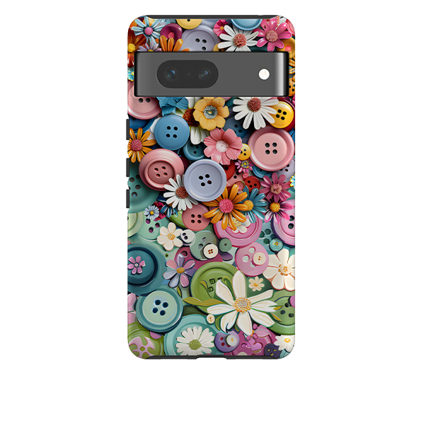 Google Tough Case - Floral Buttons