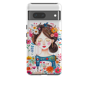 Google Tough Case - Floral Sewing Lady