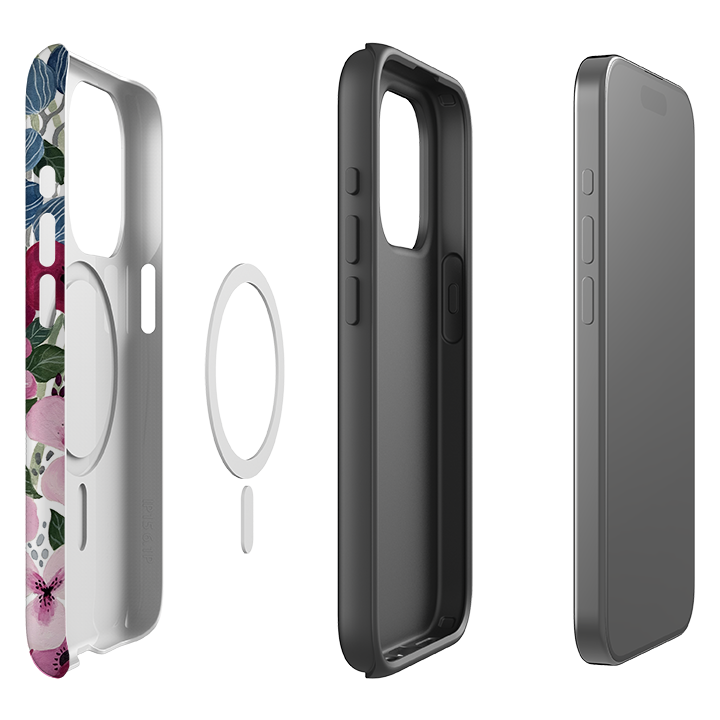iPhone MagSafe Tough Case - Flower Garden By Bex Parkin