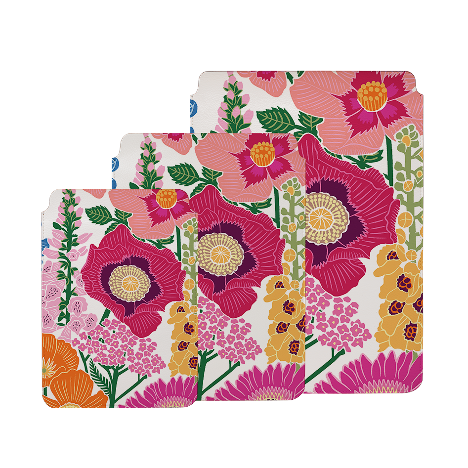 Flower Garden By Kate Heiss Laptop, Kindle & iPad Sleeve