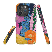 iPhone MagSafe Tough Case -  Flower Garden Navy By Kate Heiss