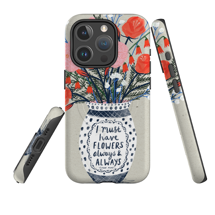 iPhone MagSafe Tough Case - Flowers Always By Lee Foster Wilson