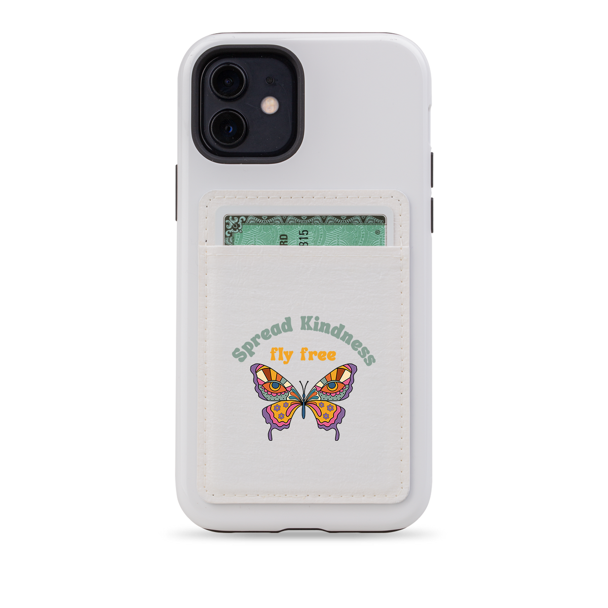 Fly Free MagSafe Wallet- White