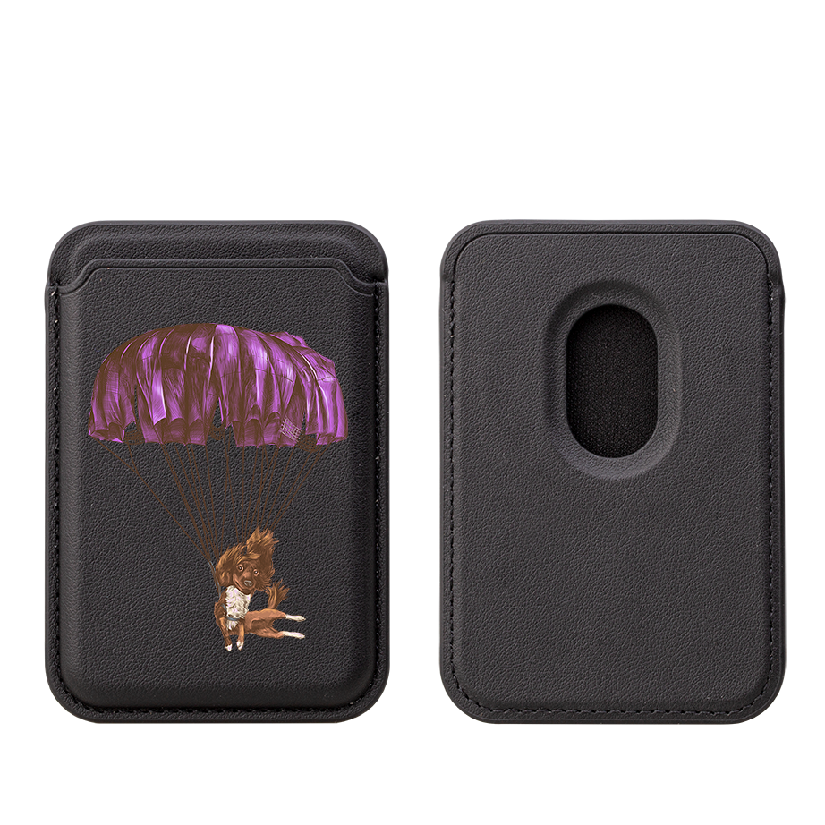 Flying Dog MagSafe Wallet- Black