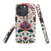 iPhone MagSafe Tough Case - Folk Floral By Katherine Quinn
