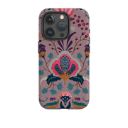 iPhone Tough Case - Folk Floral III By Katherine Quinn