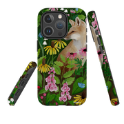 iPhone MagSafe Tough Case -  Fox and Foxgloves By Bex Parkin