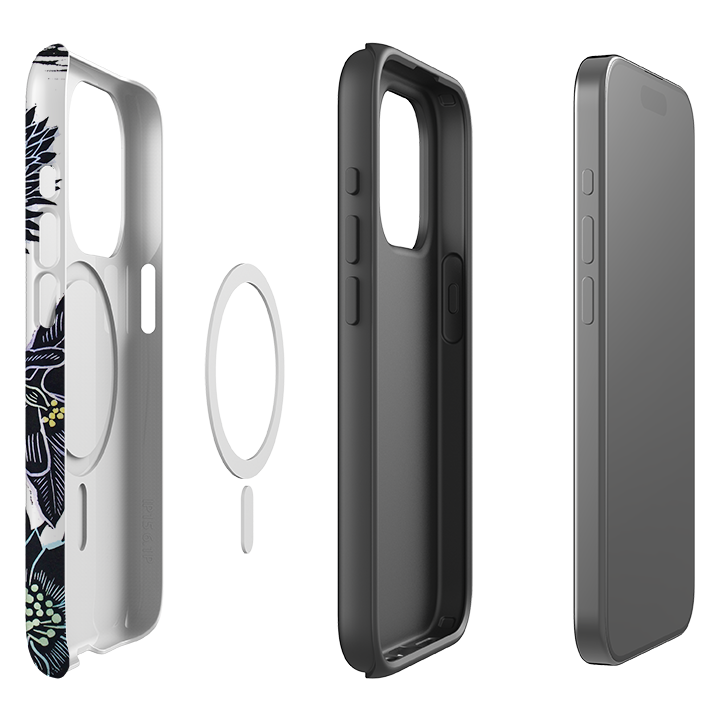 iPhone MagSafe Tough Case -  Foxgloves By Kate Heiss