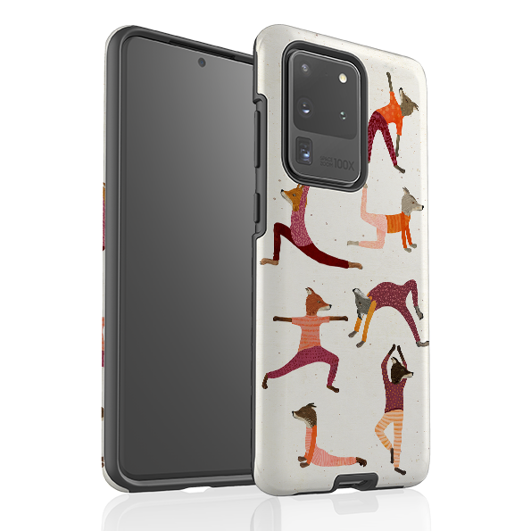 Samsung Tough Case - Fox Yoga By Katherine Quinn