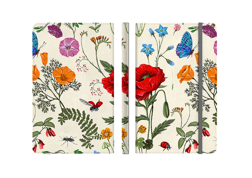 Garden Delight Folio Notebook