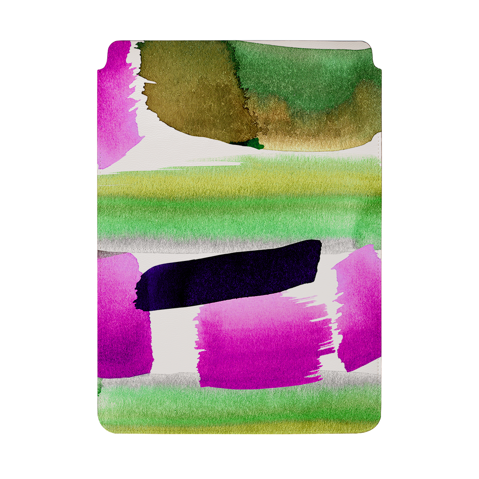Garden Painting By Kitty Joseph Laptop, Kindle & iPad Sleeve
