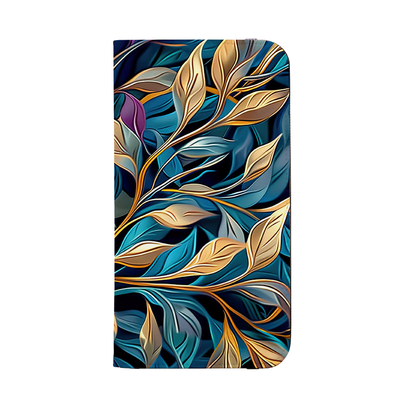 Golden Leaves Wallet Case