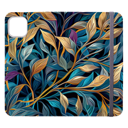 Golden Leaves Wallet Case