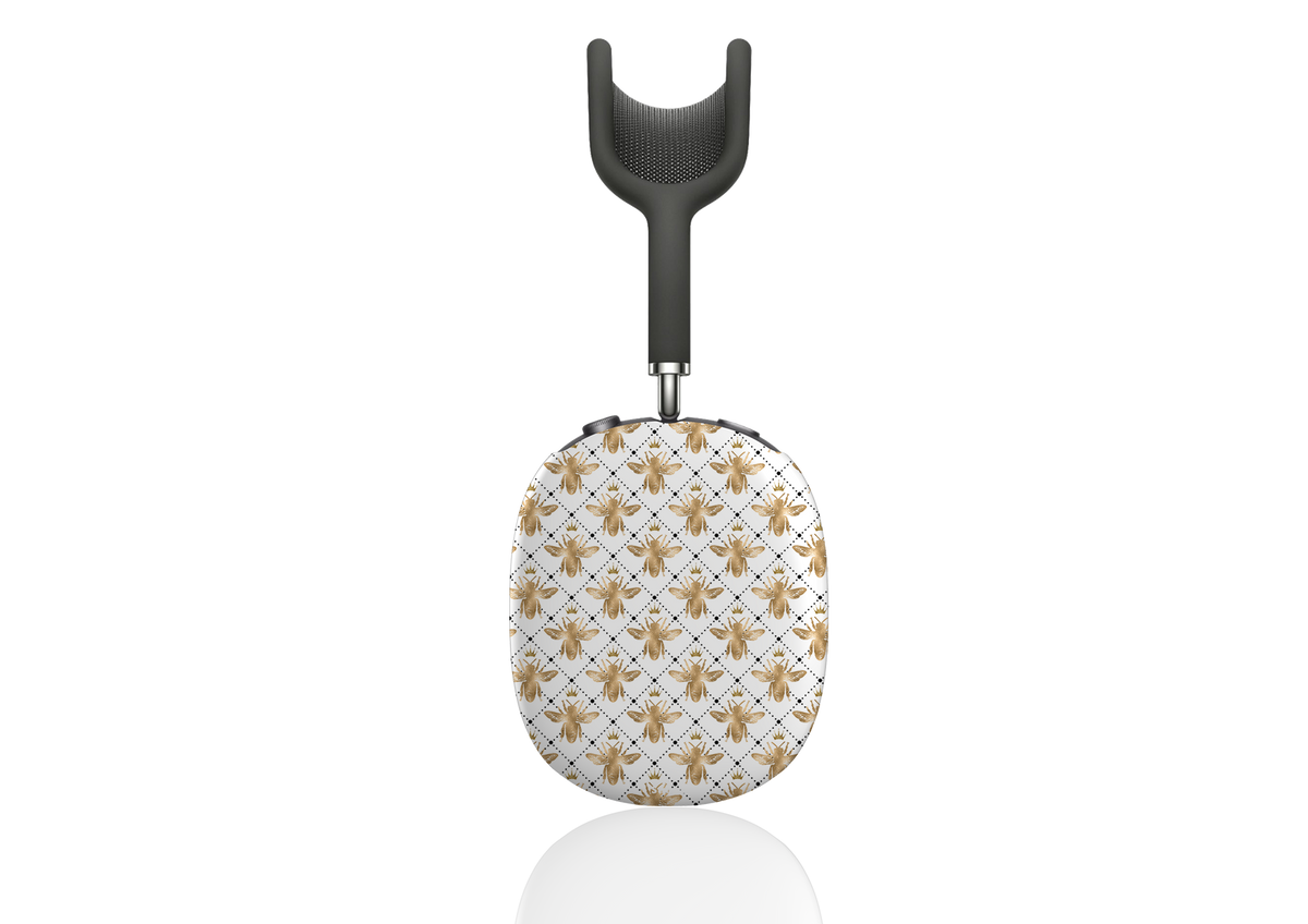 Калъф за Airpod Max Golden White Bees