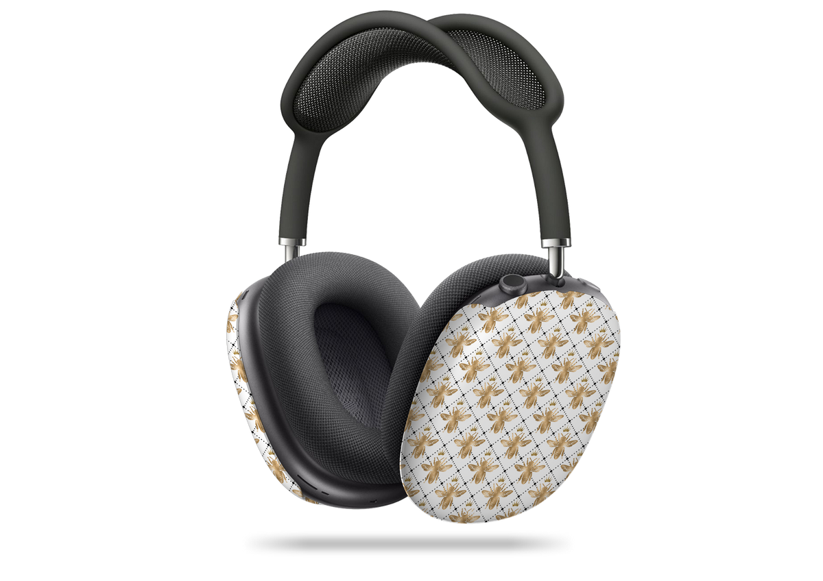 Golden White Bees Airpod Max Case
