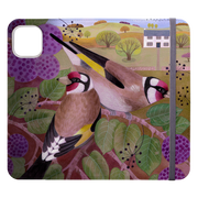 Goldfinches Wallet Case By Bex Parkin