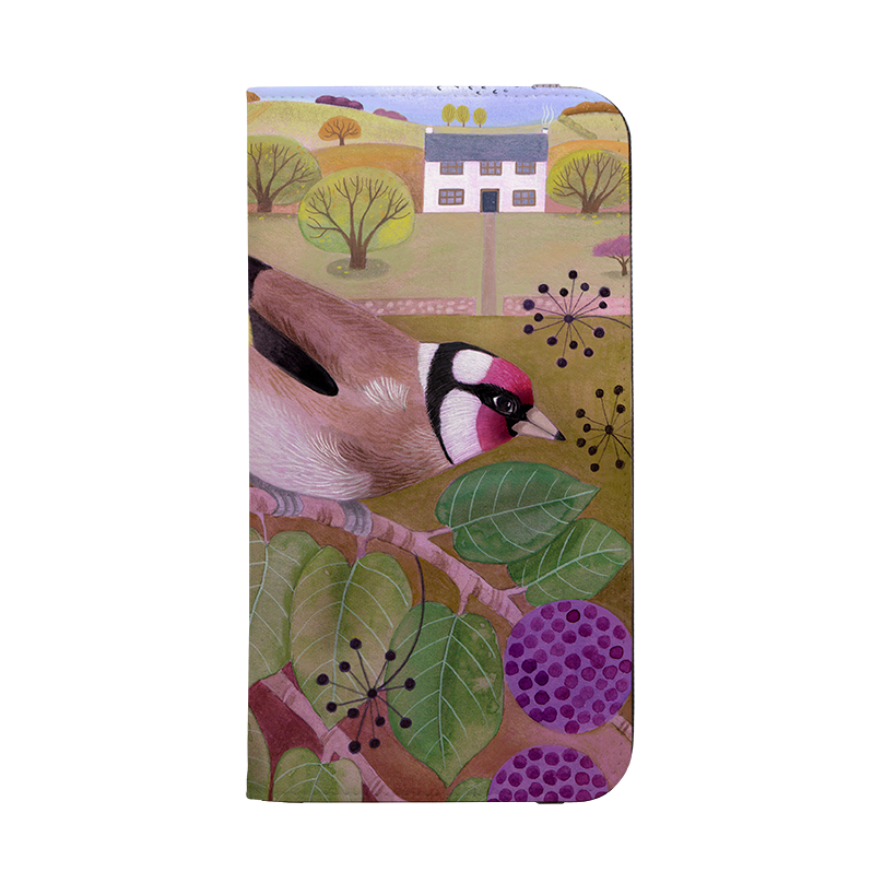 Goldfinches Wallet Case By Bex Parkin