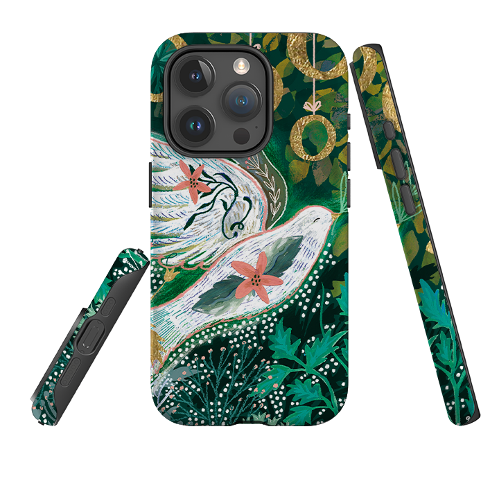 iPhone Tough Case - Gold Rings By Emma Frances Grant