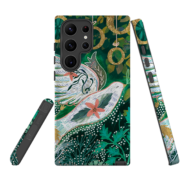 Samsung Tough Case - Gold Rings By Emma Frances Grant