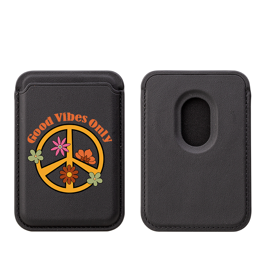 Good Vibes Only MagSafe Wallet- Black