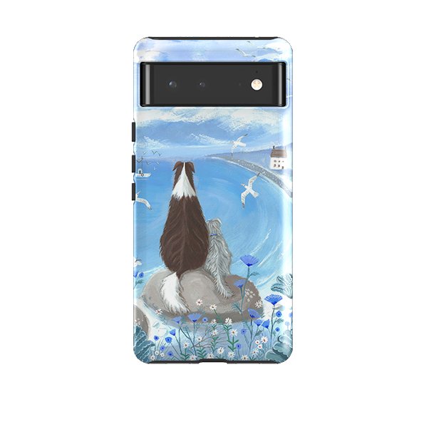 Google Tough Case -  Beach Dog By Mary Stubberfield
