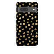 Google Tough Case - Black and Gold Dots