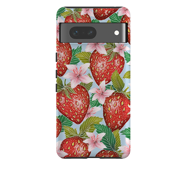 Google Tough Case -  Blue Strawberries By Catherine Rowe