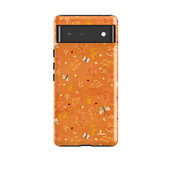 Google Tough Case – Blush Floral Orange von Katherine Quinn