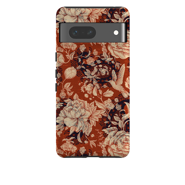 Google Tough Case - Brown Peonies