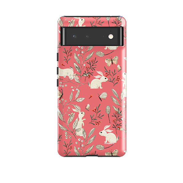 Google Tough Case -  Bunnies Raspberries By Katherine Quinn