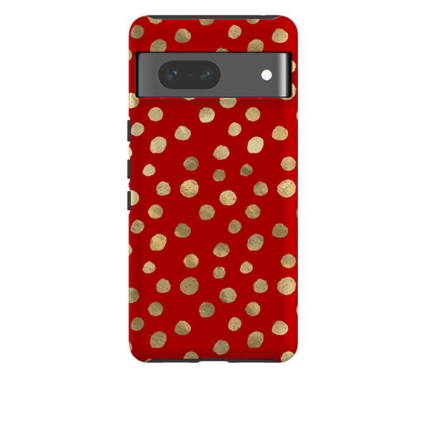 Google Tough Case - Burgundy and Gold Stars