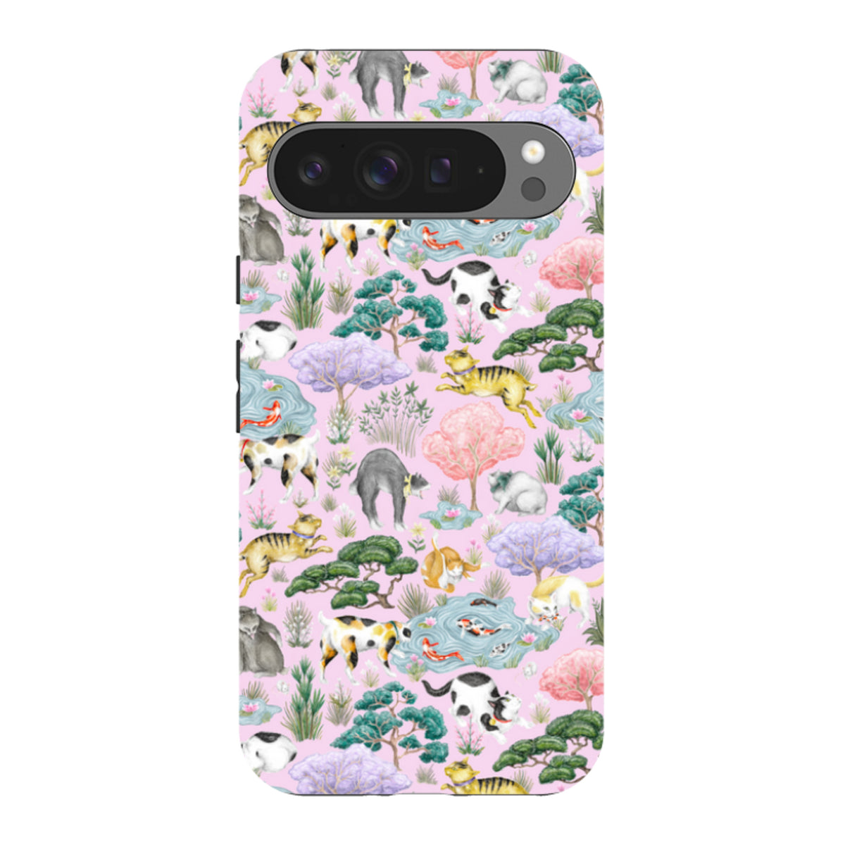Google Tough Case - Cat Garden By Catherine Rowe