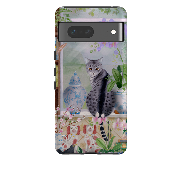 Google Tough Case -  Cat In Window By Bex Parkin